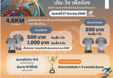 ขอเชิญชวนร่วมกิจกรรม “ก้าวด้วยกัน ปันน้ำใจ เดิน–วิ่ง เพื่อน้อง WALK RUN1” จัดโดย สพม.มุกดาหาร ขอเชิญชวนร่วมกิจกรรม “ก้าวด้วยกัน ปันน้ำใจ เดิน–วิ่ง เพื่อน้อง WALK RUN1” จัดโดย สพม.มุกดาหาร