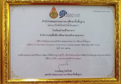 ร.ร.คำชะอีวิทยาคาร ได้รับรางวัลคุณภาพแห่งสำนักงานคณะกรรมการ การศึกษาขั้นพื้นฐานระดับScQA