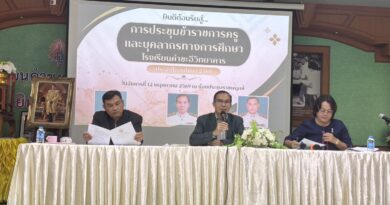 ประชุมครูและบุคลากรทางการศึกษา ภาคเรียนที่ ๑/๒๕๖๙