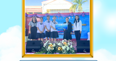 รางวัลรองชนะเลิศ อันดับ ๑ โครงงาน ด้านคณิตศาสตร์/วิทยาศาสตร์ หรือการงานอาชีพ (ระดับมัธยมศึกษาตอนต้น)