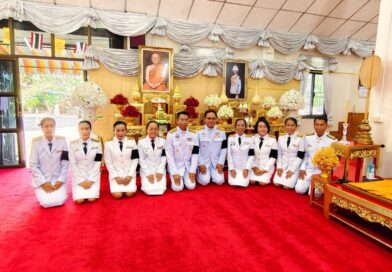 คณะครูร่วมพิธีบำเพ็ญกุศลปัณรสมวาร แห่งการสิ้นพระชนม์ ถวายเป็นกุศลแด่สมเด็จพระเจ้าลูกเธอ เจ้าฟ้าพัชรกิติยาภาฯ