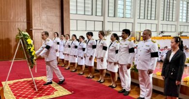 คณะครูร่วมพิธีวางพวงมาลาเนื่องในวัน “นวมินทรมหาราช ๑๓ ตุลาคม ๖๙” ณ อ.คำชะอี คณะครูร่วมพิธีวางพวงมาลาเนื่องในวัน “นวมินทรมหาราช ๑๓ ตุลาคม ๖๙” ณ อ.คำชะอี